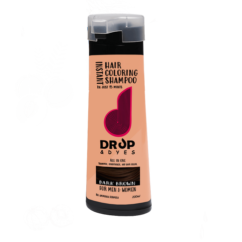 Drop and Dyes 5 In 1 Hair Coloring Shampoo - 200ml