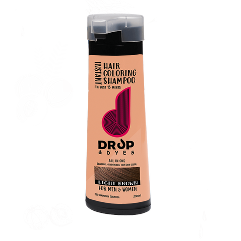 Drop and Dyes 5 In 1 Hair Coloring Shampoo - 200ml